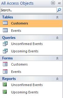 Assignment 3: Examine Tables in a Database To prepare to create a database that organizes customer and information for your business, you need to learn more about the parts of a database.