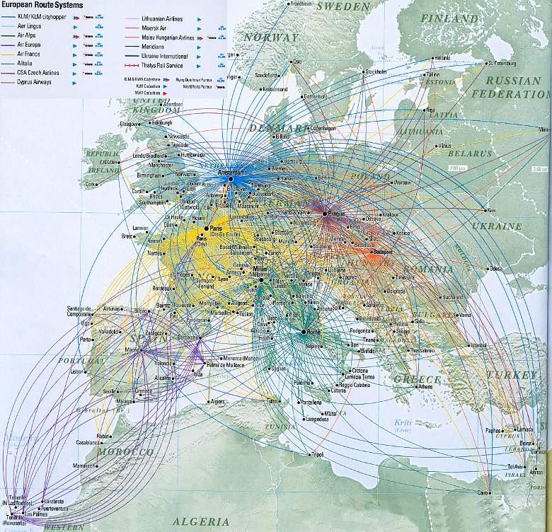 examples: airline networks Source: