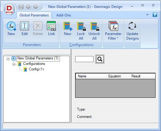 GLOBAL PARAMETERS Parameter values can now be created and saved to a file using the new Global Parameters Workspace. It can be used globally for part, sheet metal and assembly workspaces.