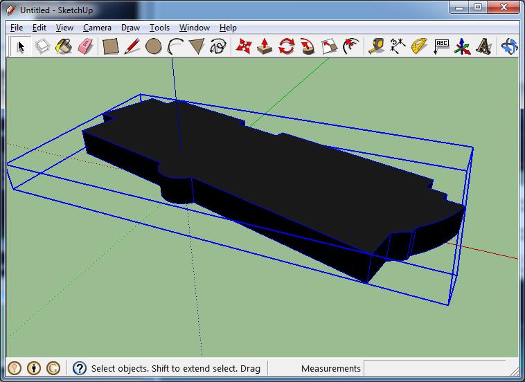The Result is a new Sketchup Model It is actually a single