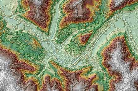 Terrain Dataset A Terrain is a multi-resolution surface created from measurements stored in feature classes Typical