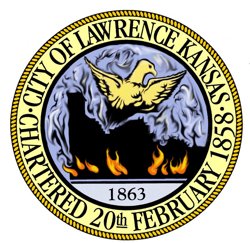 City Seal for Official Documents The identity graphic is used in most applications by City of Lawrence departments. In ceremonial documentation and official records, the City Seal will be used.