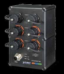 Industrial IP67-rated 4-Port 10/100/1000T 802.