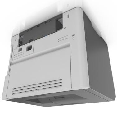 2 1 Note: When the printer software and any hardware options are installed, it may be necessary to manually add the options in the