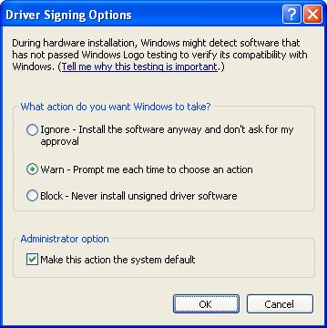 4 Failed to Install the MFP Driver (Windows 2000/XP) If the MFP driver cannot be installed under Windows 2000/XP, check your computer's settings according to the following procedure.