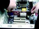slot, and press it in firmly until the card is fully eated. AV32DG Graphics card AGP Slot 5.