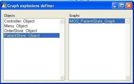 Figure 52 Graph Explosion definer This is a very useful functionality that also is indispensable in the development of languages of some size.