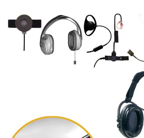 SWATCOM 2 Configuration Choose from a wide range of audio earphones and electronic