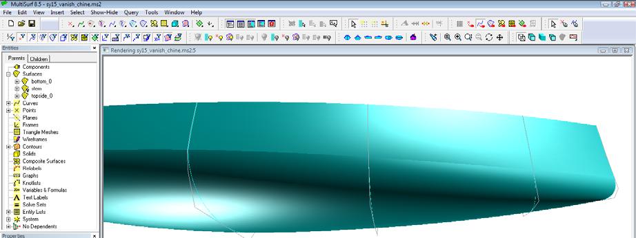Render view - topside and bottom show break between mc2 and mc3.possible remedy: insert an additional mc. This fault can be removed by a smaller y-coordinate of cp3 on mc4. i. e.