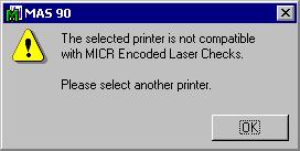 48 roubleshooting Printing f you are attempting to print with an incompatible printer, a warning message appears.