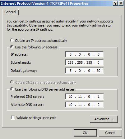 Viewing the NIC team and network connect in Windows Server 2008 R2 Enterprise The correct IP address information now needs to be assigned to the teamed adapter. 21.