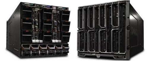 1 Dell PowerEdge M1000e Overview The PowerEdge M1000e Modular Server Enclosure solution supports up to (32) server modules, and (6) network I/O modules.
