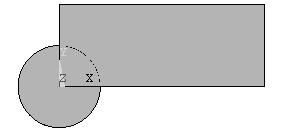 Plane Stress / Plane Strain 2-7 Figure 2-10 Rectangle and circle. Now subtract the circle from the rectangle. (Read the messages in the window at the bottom of the screen as necessary.) 8.