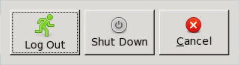 Terminating a Job from the Virtual Desktop 2. Click Shut down. Note: Clicking Log Out only suspends the machine; charges continue to accrue. 1.
