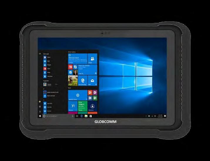 With integrated WiFi, Bluetooth, a precise GPS, 4G connection and a 1D/2D barcode scanner our tablets are water and dust resistant to IP67 and complies with Mil-Standard