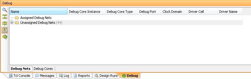 Figure 4-2: Forcing synthesis up-to-date 7. At the Vivado tool bar, click on the drop down menu to select the Debug Perspective. Click on the Debug tab at the bottom of the Vivado GUI.