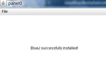 33) If everything worked ok, you ll get the following message in the BlueJ canvas: 34) Congratulations!