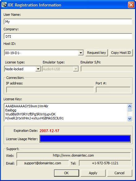 Registration When BoxView IDE is installed, users must obtain a valid license to use the debug features of the product. Each license is specific to the computer on which the software is installed.
