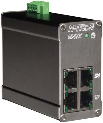 Affordable Entry-Level Industrial Fast Ethernet Products The N-Tron 100 Series, provides economical, entry-level fast Ethernet switches and peripheral products designed to expand your Industrial