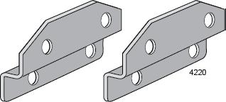 Two wall brackets Five M4x8 Phillips-head screws One 2 m (6.