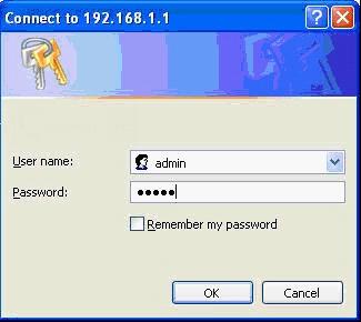 Start PC s Internet Explorer, and enter http://192.168.1.1, press enter. C.