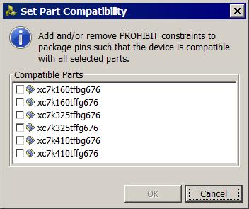 5. After you set the configuration mode, the pins associated with the mode are displayed at the top of the Package Pins window. Examine the pins for potential multi-function pin conflicts.