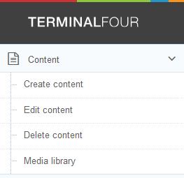 Content Tab You will see three tabs on the top left of your screen. Content tab is where you will manage your pages and monitor projects.