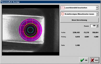 multiple pictures are taken automatically from different CMM positions.