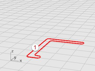 Extrude curves Extruding creates surfaces by tracing the path of a curve in a straight line.