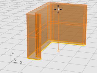 On the Surface menu, click Extrude Curve, and then click Straight.
