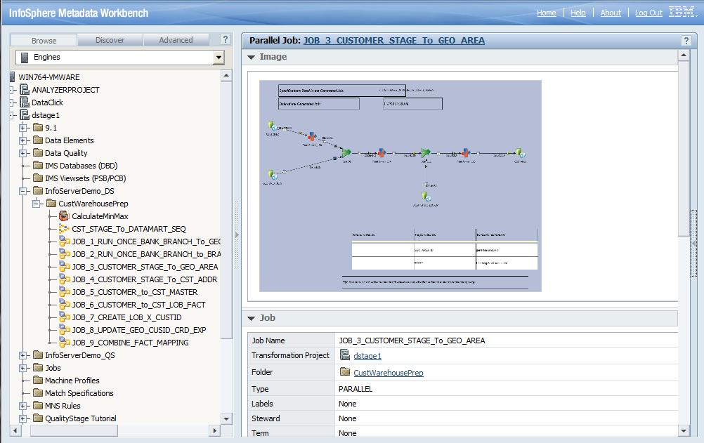 in Metadata Workbench including the current visual design.