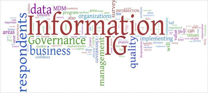 What is Information Governance? Lots of definitions -- E.g.