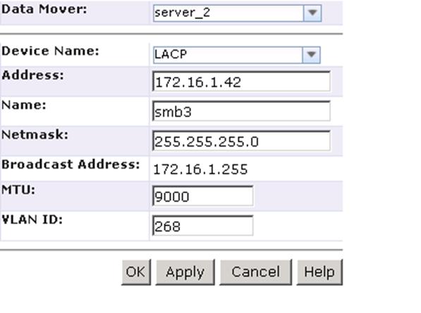 VSPEX Configuration Guidelines Figure 52. Create Interface dialog box Create a CIFS server A CIFS server provides access to the CIFS (SMB) file share. 1.