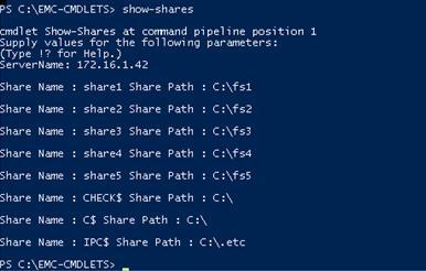 Solution Technology Overview Command Show-ShareFlags Show-SharePerms Description cmdlet to display share's flags values on a server name cmdlet to enumerate access contain in a share's
