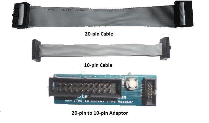 In such scenarios one would require a 20-pin to 10-pin adaptor and the necessary cables.