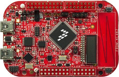 18 Freescale FRDM-KL46Z Board Features - $15 Freescale Kinetis KL46Z256 Microcontroller (48MHz ARM Cortex M0+) Onboard OpenSDA debug interface (configured for mbed) Freescale MMA8451 3-Axis 14-bit