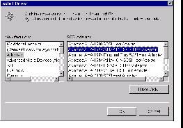 The Devices screen will list any SCSI controllers that may already be installed in your computer.