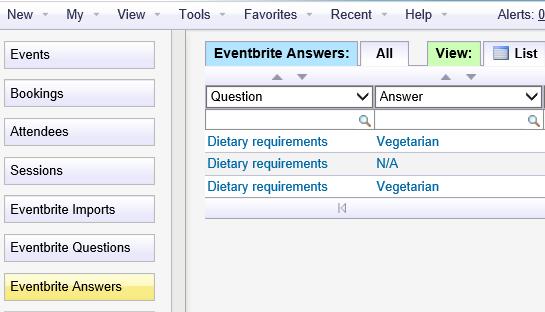 Custom questions Custom Questions can be added to the Order Form in Eventbrite such as dietary requirements.