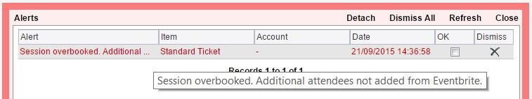 Cancelled Order When an order is cancelled in Eventbrite, this can have one of two effects in Gold-Vision: Delete Booking The corresponding Booking in Gold-Vision is deleted.