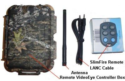 What s included with your Remote VideoEye System Your Remote VideoEye system contains the following items: Remote VideoEye Controller Box Tilt-Swivel Antenna Sony/Canon LANC camcorder 2.