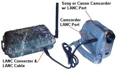 Connecting Remote VideoEye to your camcorder Before powering up the Remote VideoEye unit you will need to connect the LANC Cable to your Camcorder unit.