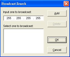Search by IP address Once Search by IP Address is selected, an interface will pop up as below.