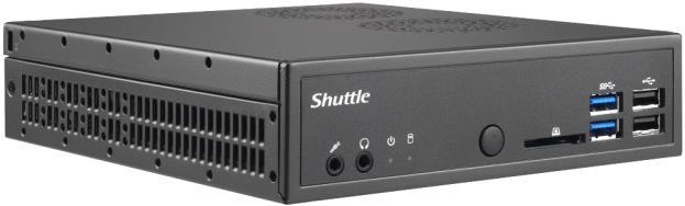 Robust Slim PC for powerful Skylake and Kaby Lake processors The Shuttle XPC slim Barebone DH110 is a robust 1.