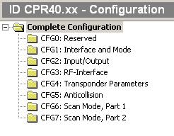 5.4.2. Configuration 5.4.2.1. Physical view and the logical view The CPRStart can show the configuration area in two different modes.