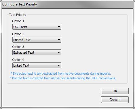 60 4. Choose the desired text types for options 1, 2, 3, and 4.