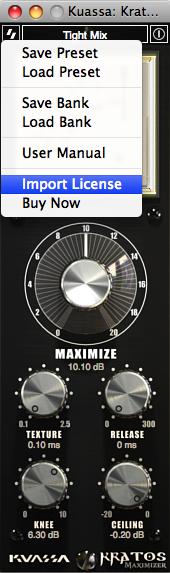 Maximizer Interface, there, you will find a selection
