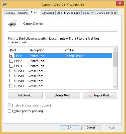 Changing Settings to Match the Usage Environment 4 5 In the [Printer Ports] dialog box, select [Standard TCP/IP Port] from [Available port types] click [New Port].