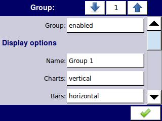 Fig. 7.38. Controller output configuration parameters 7.10. GROUPS As it was mentioned Groups are the sets of 1-6 Logical Channels collected together for clearance.
