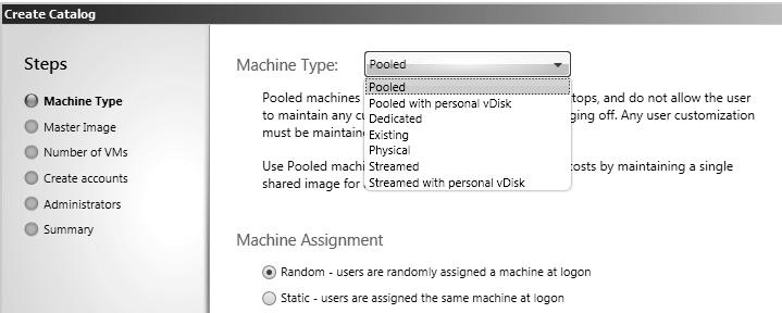 Chapter 6 Alternatively you can click on the Configure button, in the Machine creation section from the main menu of the Desktop Studio link. 4.