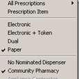 Figure 27: Printing a Prescription Post Dating Prescriptions Please be aware that as with paper prescriptions, once an electronic repeat prescription has been issued, you cannot issue another